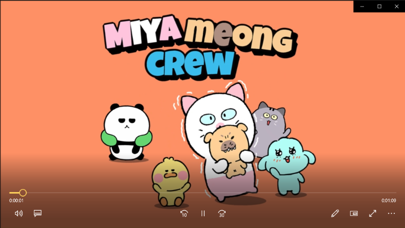 Miyamong Crew Video Title Page