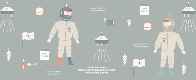 Circus Boy Band (CBB), a circus boy band It talks about everyday experiences and imaginary images in the form of illustrations, graphics, and product design.