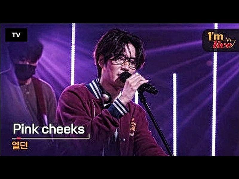 eldon performing "Pink cheeks" live on Arirang TV's 'I'm LIVE'