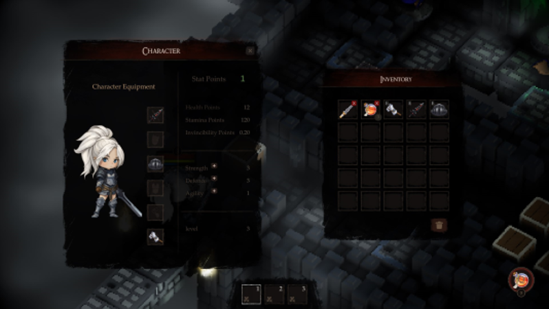 Inventory and Character stat