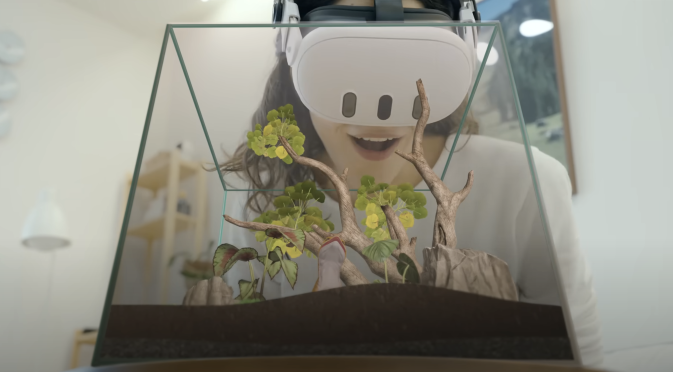 An ecological laboratory where virtual meets reality. Through XR devices, users can observe and interact with the living ecosystem they create. Vivarium nurtures imagination, ecological sensitivity, and a sense of responsibility in children.