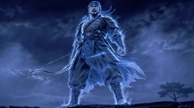 Im Dae-hwan, a Goryeo warrior bound to the mountain for the crime of losing his country. The arrows he looses into the sky return as hawks.
