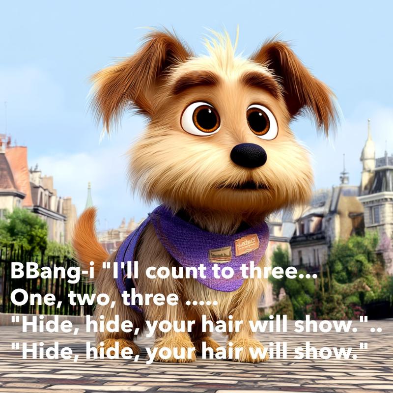 BBang is looking for the cat 