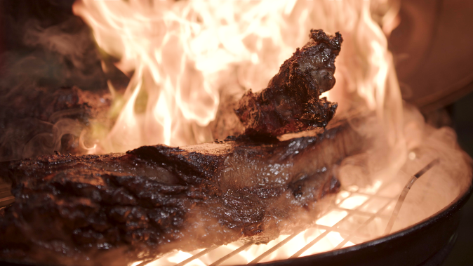 Grilled ribs from Hanwoo(Korean beef ) rhapsody