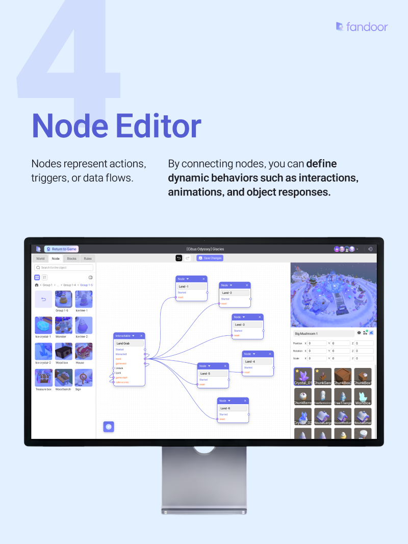 Way more advanced, Intuitive Node-Coding
