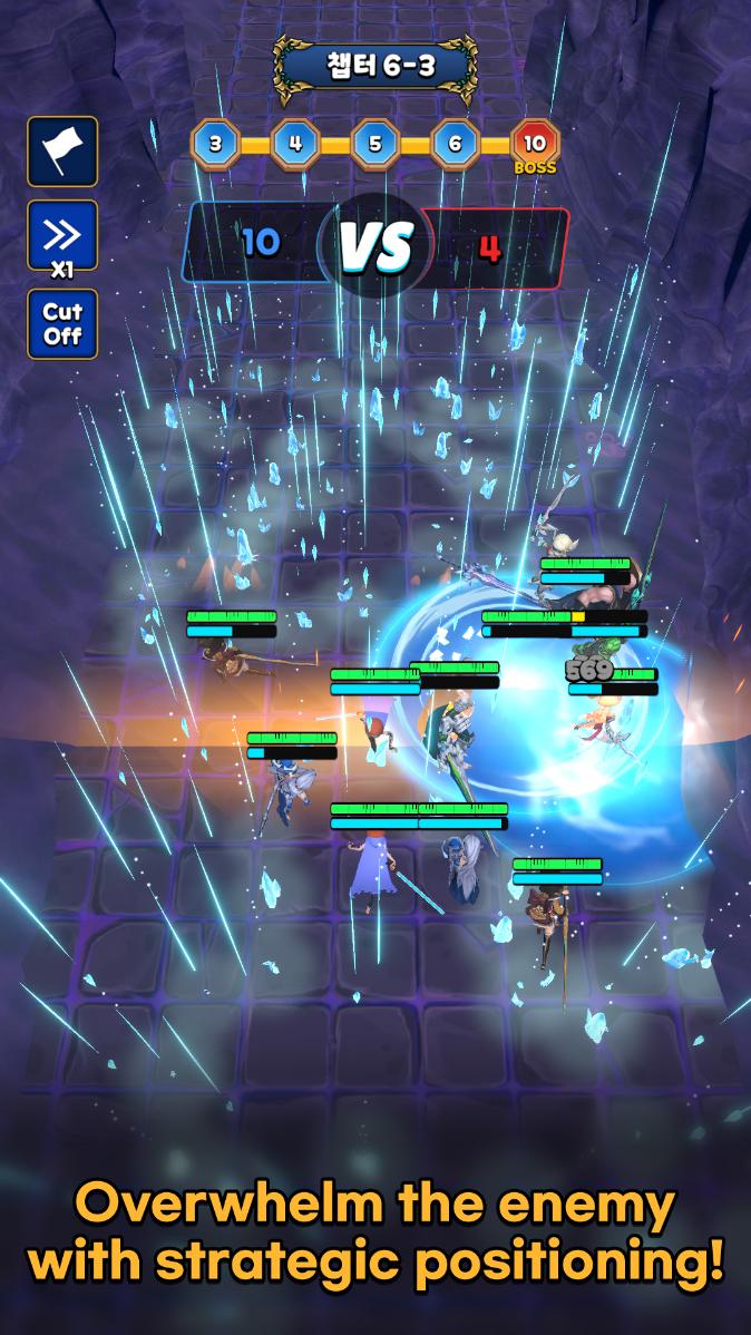 Blood Hero Merge War Screen