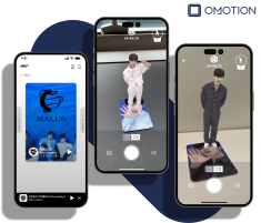AR Character Photocard / AR Content Creation App