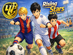 A powerful moment capturing three rising talents, each with a unique style, racing toward the same dream on the field