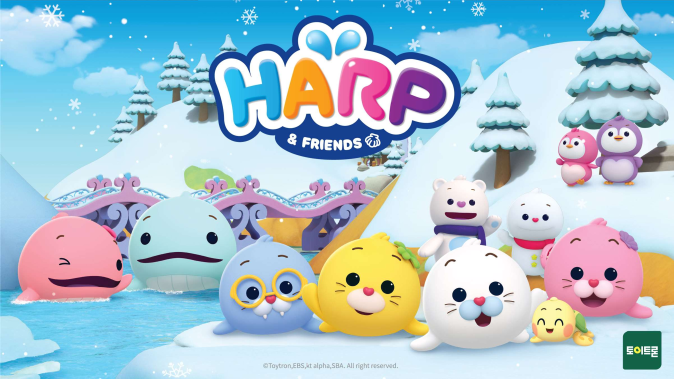 Baby seal ‘Harp’ and friends protect the Nature together in Snowflake Land