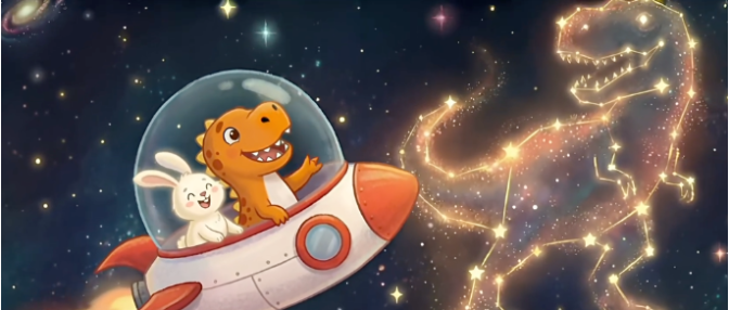 The Adventure-Loving Dinosaur, “Brave Dino Brian”