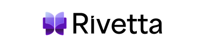 We created a logo that combines a symbol representing an infinite world unfolding across endless pages, with the name 'Rivetta,' inspired by the English word 'Rivet,' which means 'to capture and hold someone's attention.