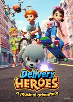 Poster of animated movie 'Delivery Heroes'