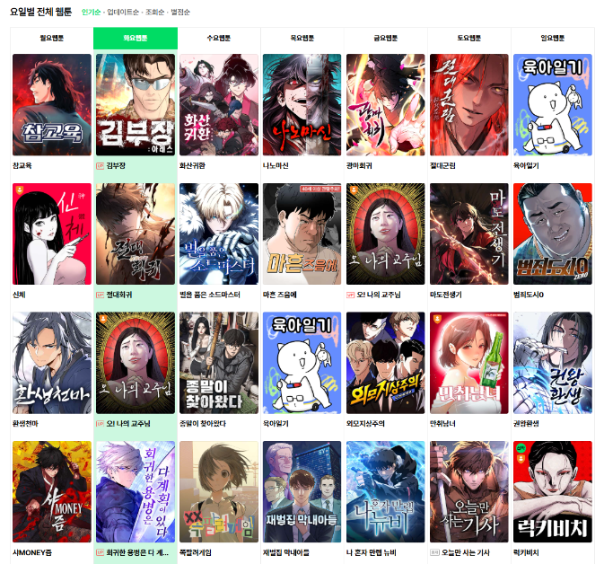 We can have a discussion leveraging various IPs within Naver Webtoon.