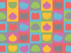 An image processed with graphic effects, taken from the video that first introduced the ALBO characters.