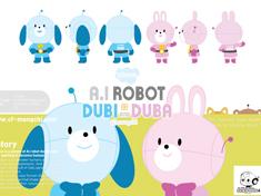 A.I robot dubi and duba