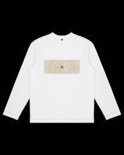Creviced Patchwork Long Sleeve (WHITE)