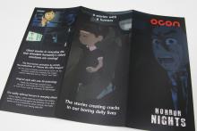 <Horror Nights> Leaflet actual image| Welcon Marketplace