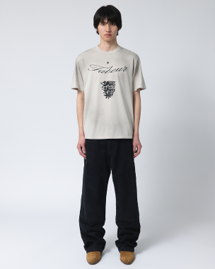 DOUBLE KNEE PANTS (BLACK)