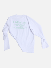 FABEUR LOGO PRINT T-SHIRT (WHITE)