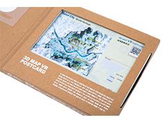 Seoul World Heritiage 3D map VR Postcard KIT