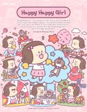Happy Happy Girl (Instagram Cartoon)
