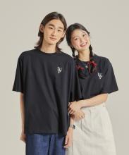 CLASSIC LOGO 1/2 TEE (BLACK)