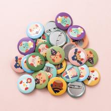 Korean zodiac character Button Badge
