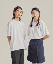 CLASSIC LOGO 1/2 TEE (WHITE)