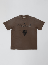 WASHED GRAPHIC T-SHIRT (BROWN)