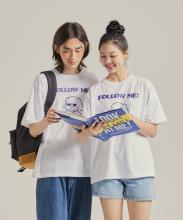  FOLLOW ME GUIDE DOG 1/2 TEE (WHITE)