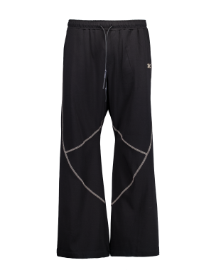 Solid Warp Sweat Pants (Black)