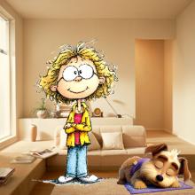 Sleeping in my house 