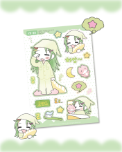 CHERRYZUIBO Good Night Stickers