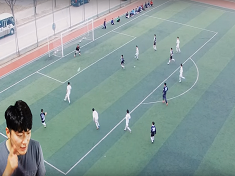 Football videos filmed with drones, 