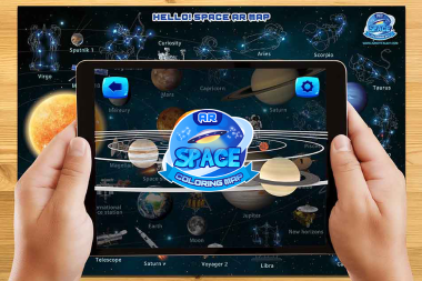 Hello, Space AR Coloring Map