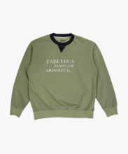 FABEUR COLORBLOCK SWEATSHIRTS (SAGE LIME)