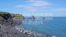How far have you explored the sea in JEJU?
