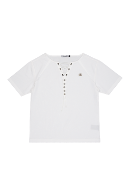 Bestowed Chivalry Pique Half Sleeve (OFF-WHITE)