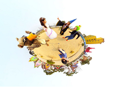 VR Children's stories in Actual Image Stills