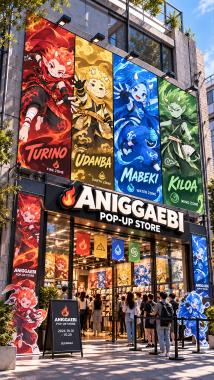 ANIGGAEBI: Pop-Up Store & Merchandise Concept