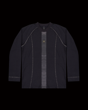 Creviced Bite Raglan Long Sleeve (BLACK)