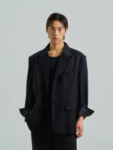 Classic Hanbok Knot Blazer – Butterfly Appliqué