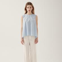 Unbalanced cotton sleeveless