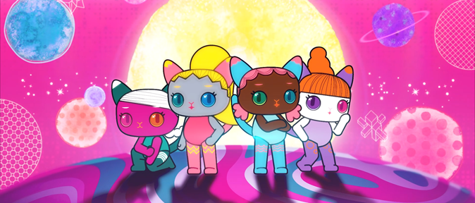 Follow the K-POP group of four feline humanoids "OYOYO" in their fantastic adventures!